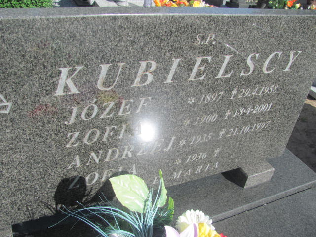 Zofia Kubielska 1900 Lubień Kujawski - Grobonet - Wyszukiwarka osób pochowanych