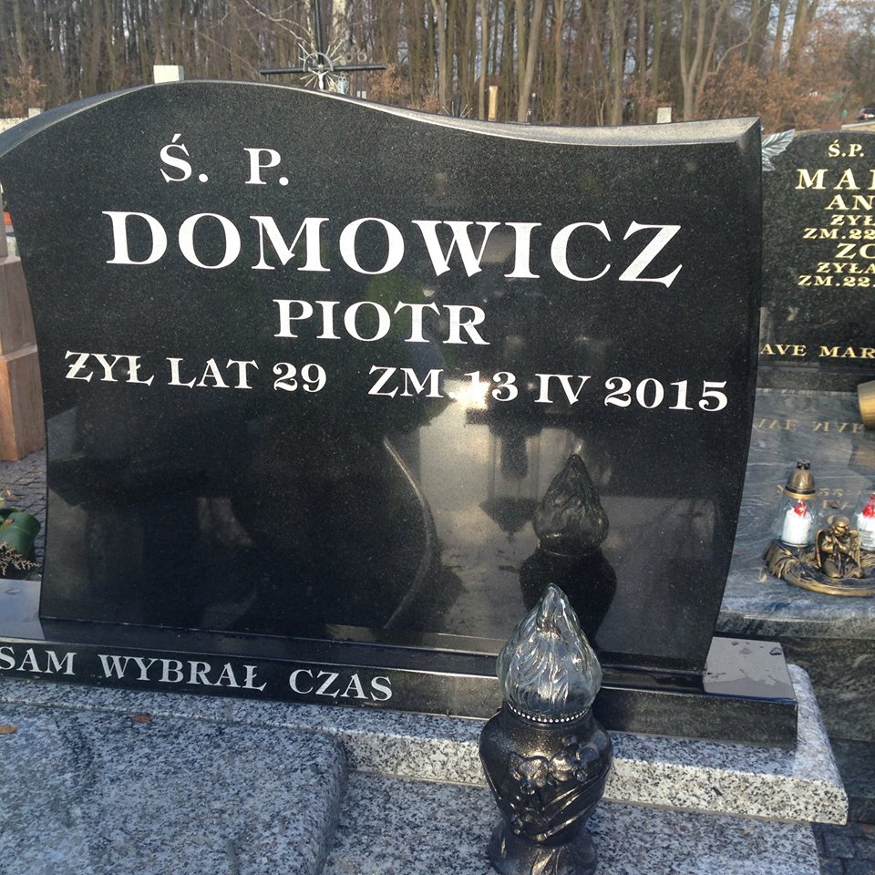 Piotr Domowicz 1986 Lubień Kujawski - Grobonet - Wyszukiwarka osób pochowanych