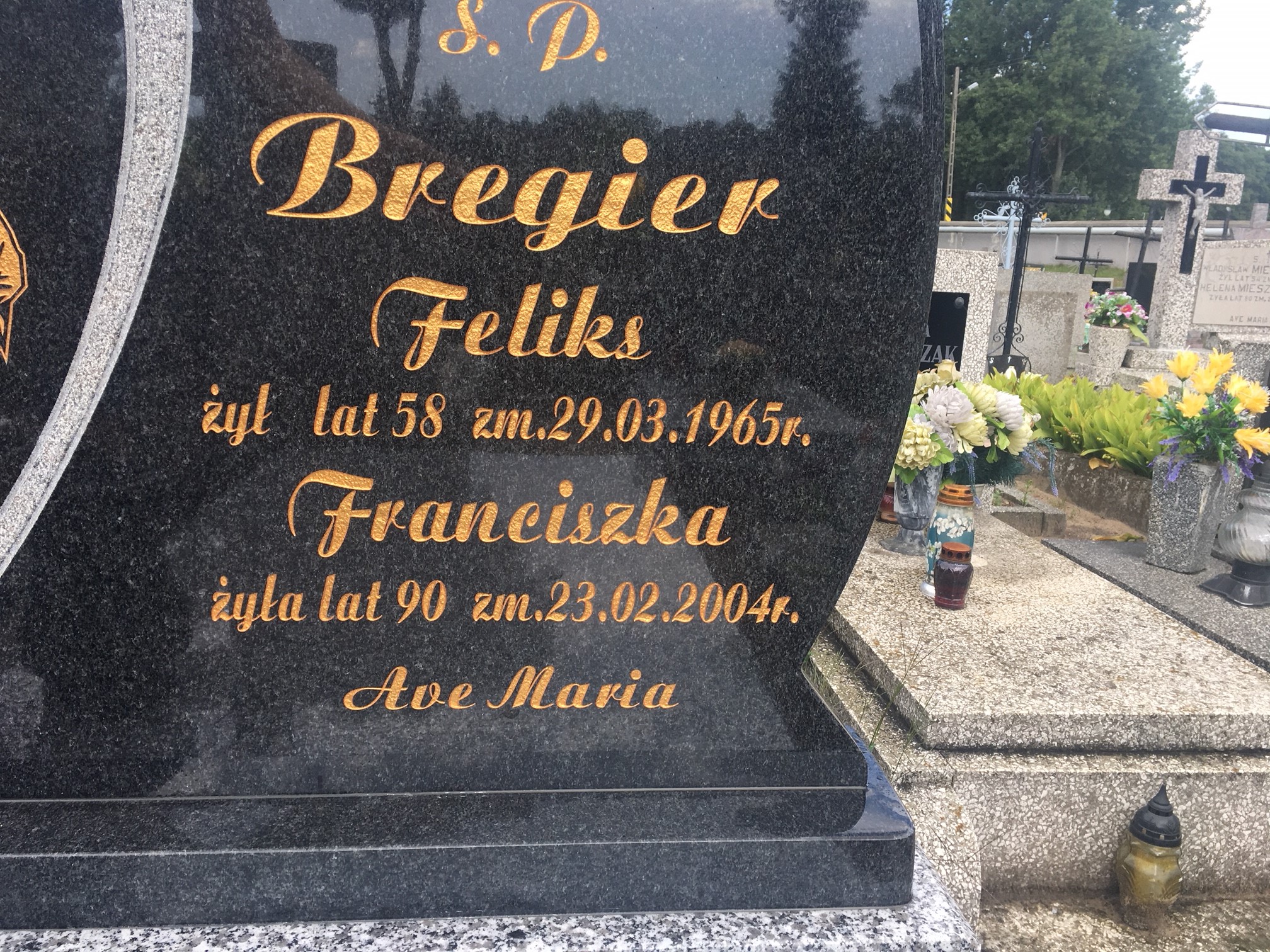 Feliks Bregier 1907 Lubień Kujawski - Grobonet - Wyszukiwarka osób pochowanych