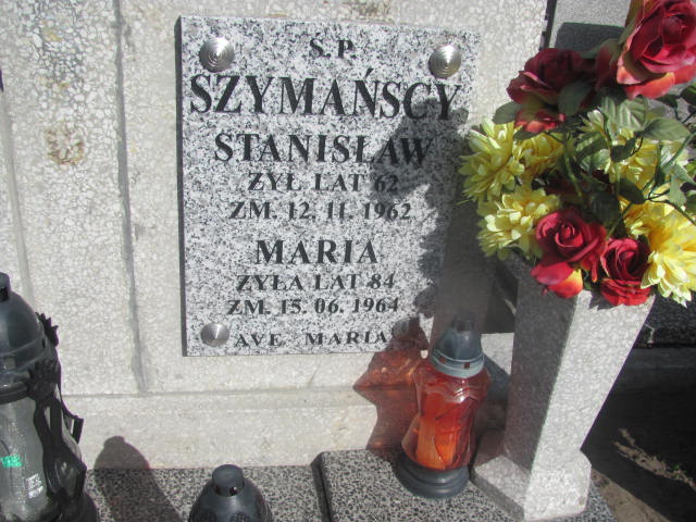 Stanisław Szymański 1898 Lubień Kujawski - Grobonet - Wyszukiwarka osób pochowanych