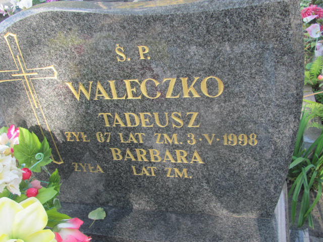 Wojciech Waleczko 1958 Lubień Kujawski - Grobonet - Wyszukiwarka osób pochowanych