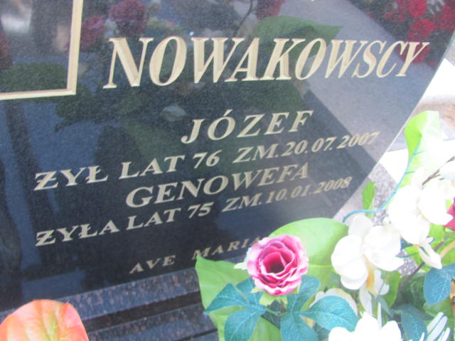 Genowefa Nowakowska 1932 Lubień Kujawski - Grobonet - Wyszukiwarka osób pochowanych