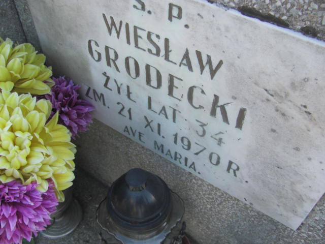 Wiesław Grodecki 1936 Lubień Kujawski - Grobonet - Wyszukiwarka osób pochowanych