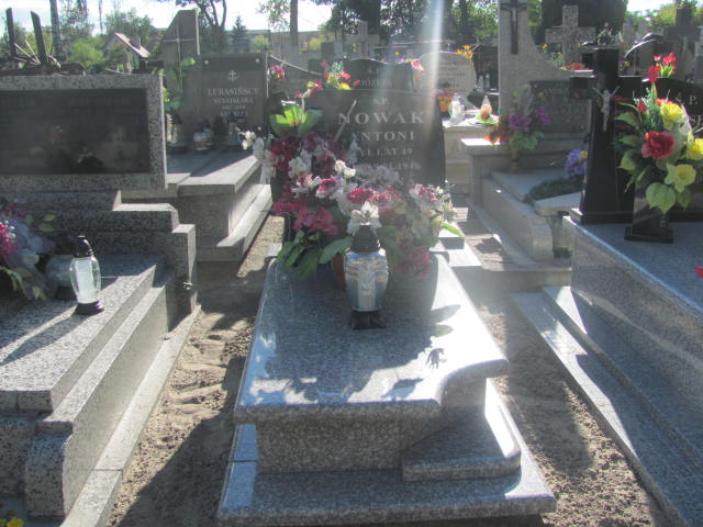Grób Antoni Nowak