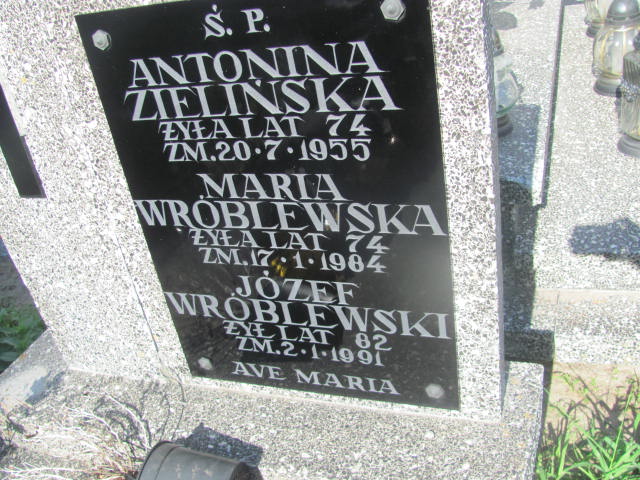 Antonina Zieliński 1880 Lubień Kujawski - Grobonet - Wyszukiwarka osób pochowanych