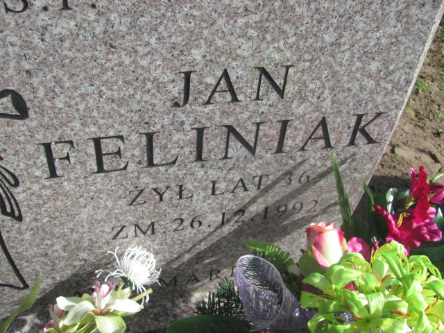 Jan Feliniak 1956 Lubień Kujawski - Grobonet - Wyszukiwarka osób pochowanych
