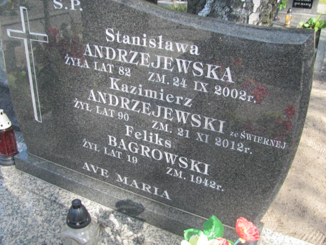 Kazimierz Andrzejewski 1922 Lubień Kujawski - Grobonet - Wyszukiwarka osób pochowanych