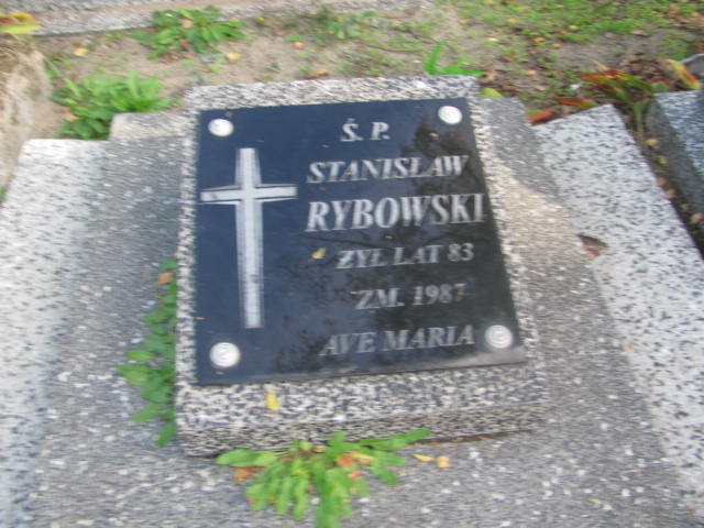 Stanisław Rybowski 1904 Lubień Kujawski - Grobonet - Wyszukiwarka osób pochowanych