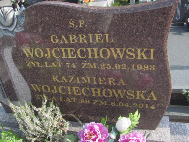 Gabriel Wojciechowski 1956 Lubień Kujawski - Grobonet - Wyszukiwarka osób pochowanych