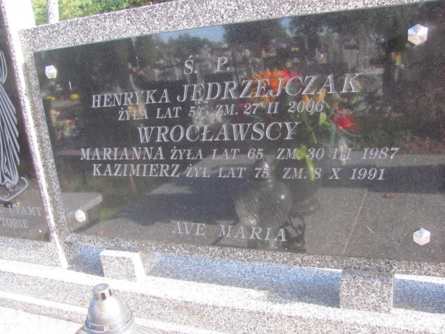 Marianna Wrocławska 1921 Lubień Kujawski - Grobonet - Wyszukiwarka osób pochowanych