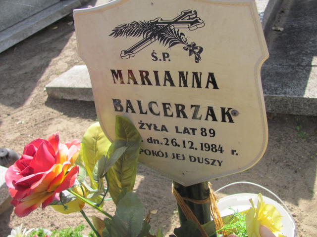 Marianna Balcerzak 1895 Lubień Kujawski - Grobonet - Wyszukiwarka osób pochowanych