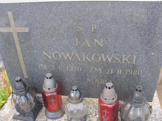 Jan Nowakowski 1920 Lubień Kujawski - Grobonet - Wyszukiwarka osób pochowanych