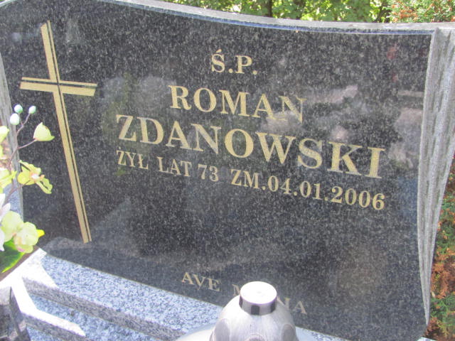 Roman Zdanowski 1933 Lubień Kujawski - Grobonet - Wyszukiwarka osób pochowanych