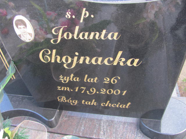 Jolanta Chojnacka 1975 Lubień Kujawski - Grobonet - Wyszukiwarka osób pochowanych