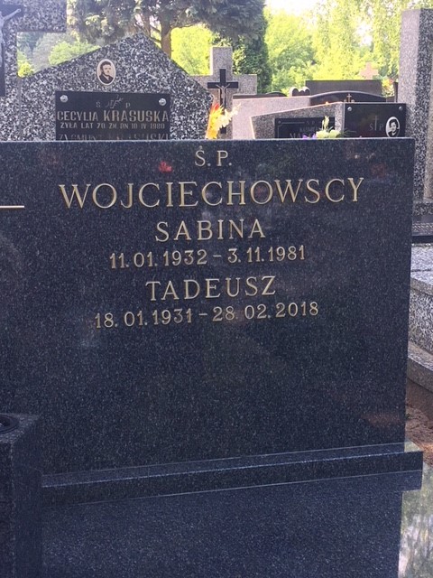 Sabina Wojciechowska 1932 Lubień Kujawski - Grobonet - Wyszukiwarka osób pochowanych