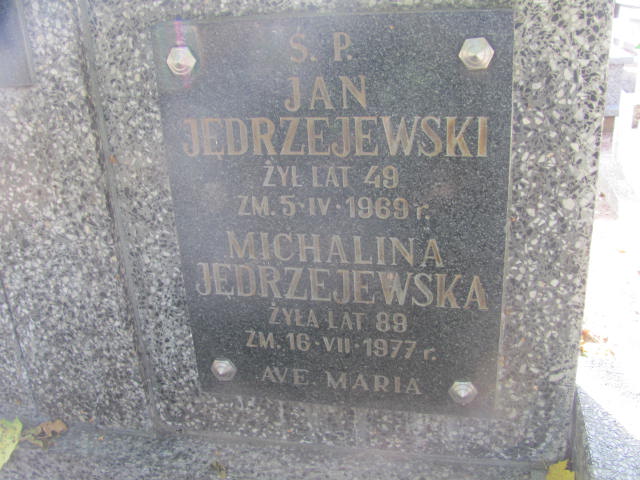 Michalina Jędrzejewska 1888 Lubień Kujawski - Grobonet - Wyszukiwarka osób pochowanych