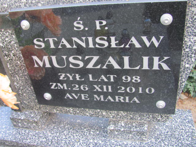 Stanisław Muszalik 1912 Lubień Kujawski - Grobonet - Wyszukiwarka osób pochowanych